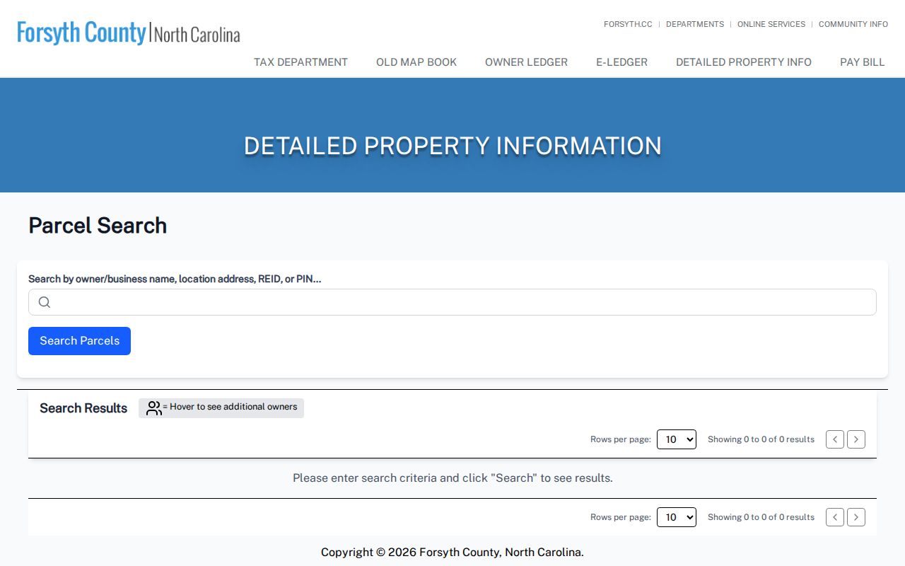 Winston-Salem people search through Forsyth County property records
